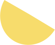 Yellow semi circle shape