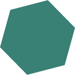 Green hexagon shape