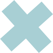 Light blue cross shape